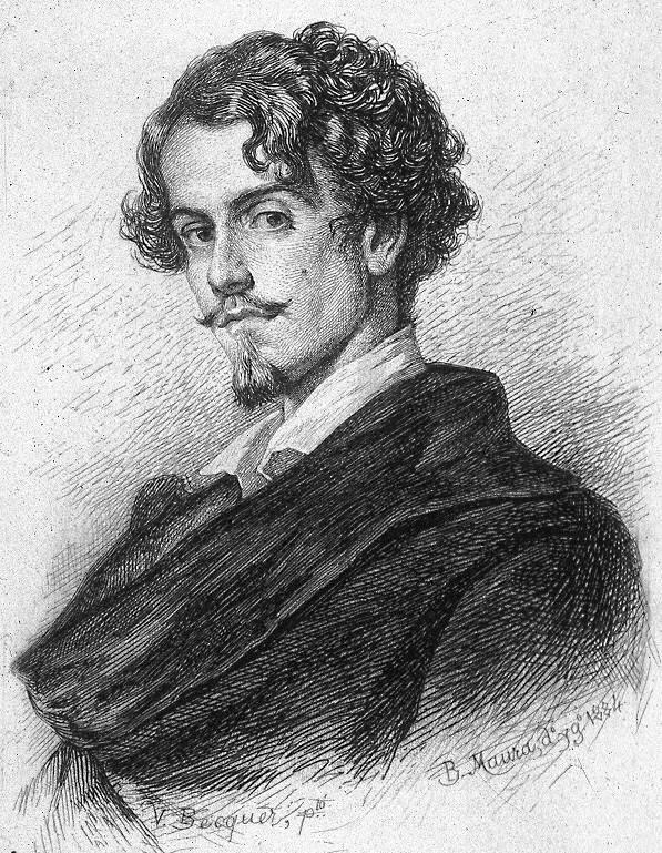Portre of Bécquer, Gustavo Adolfo