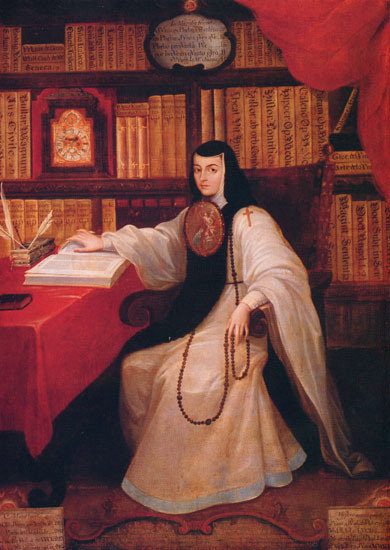Sor Juana Inés de la Cruz portréja